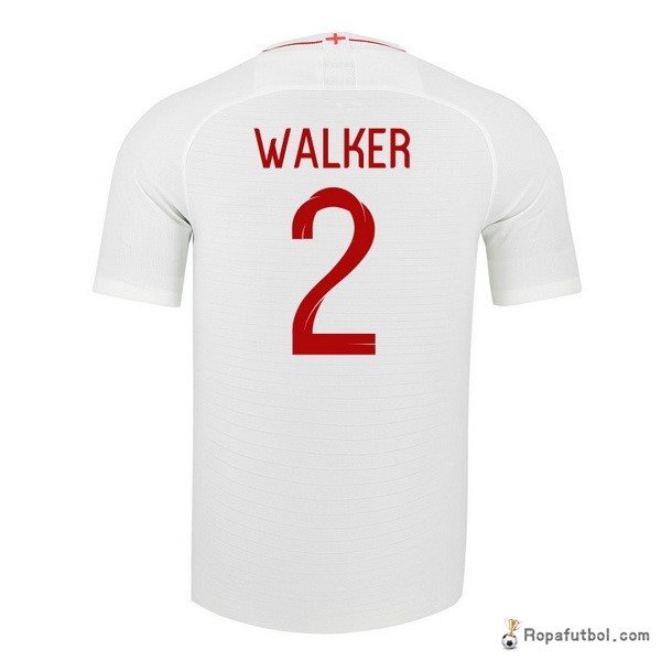 Camiseta Inglaterra Replica Primera Ropa Walker 2018 Blanco